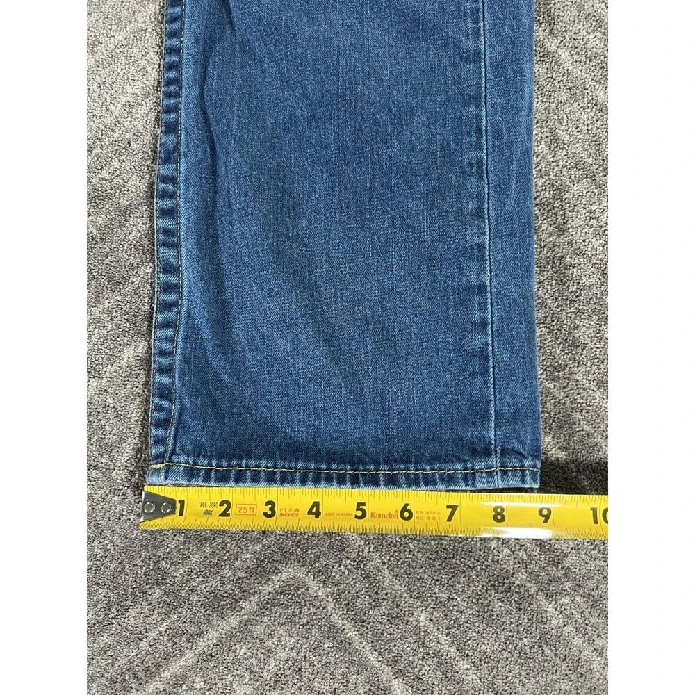 True Religion Men's Blue Jeans Straight Two Tone 34x35